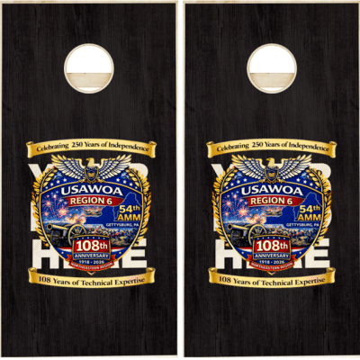 54th AMM Cornhole Board Raffle